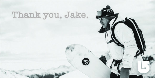 snowboard snowboarding Jake Burton Carpenter respect